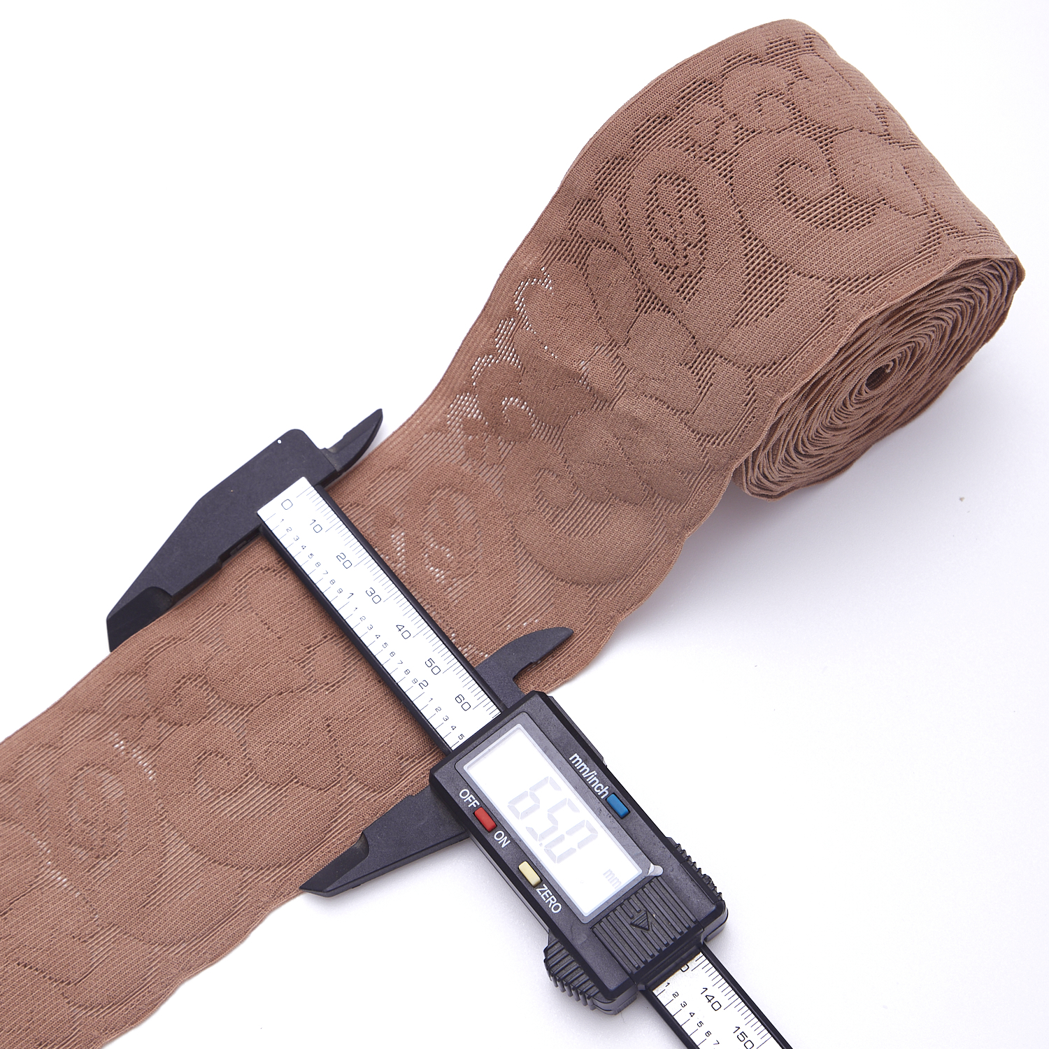 Shuangchang underwear special high elastic pattern webbing 6.5 cm wide breathable lace elastic band, comfortable and beautiful double online