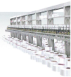 Wanzhi WZ-208A Computerized Winding Machine Fully Automatic Composite Latex Yarn Twisting Machine Twisting Machine Yarn Coating Machine