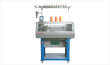 Sweater collar flat knitting machine