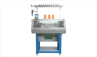 Sweater collar flat knitting machine