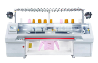 Multifunctional computerized flat knitting machine