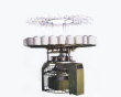 Multi-function cut loop pile circular knitting machine