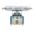 Single-sided computerized jacquard circular knitting machine