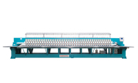 Large flat embroidery machine