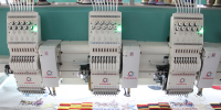 High speed mixing embroidery machine