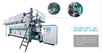 Jacquard pressing board warp knitting machine