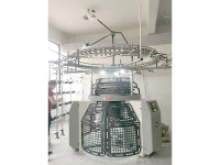 Single-sided computerized jacquard knitting machine