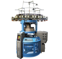 Double-sided circular knitting machine