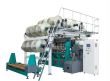 Sandwich spacer double needle bed warp knitting machine