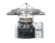Single-sided four-track knitting machine