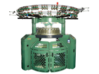 Loop-cutting velvet jacquard knitting machine