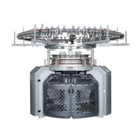 Four-track knitting machine
