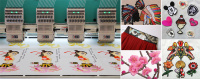 High speed flat embroidery machine