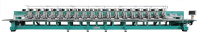High speed mixing embroidery machine