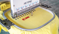 Single head embroidery machine