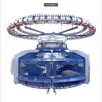 Double-sided upright knitting machine