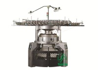 Double-sided computerized jacquard knitting machine