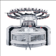 Double-sided computerized jacquard knitting machine