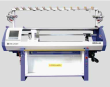 Single system computerized flat knitting machine