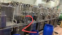 Xiangxing steam continuous dyeing machine, 1 with 8 water tanks, 2 with 6 water tanks, 1 with 4 water tanks, 1 proofing machine
