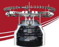 Chuangmei Machinery single-sided high-speed circular knitting machine series jersey mesh cloth single-sided polyester cover cotton spandex cloth Dish Towel cloth swimwear fabric
