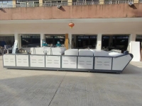 Huwei HW-DXG8800 large size pre-shrinking and setting machine